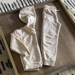 H&M Kids' Cream Hoodie and Joggers Set
